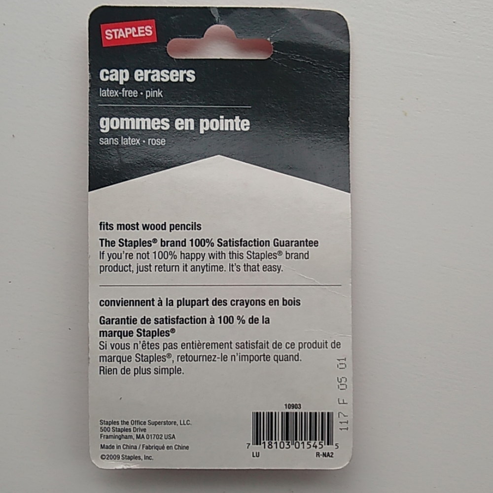 Cap erasers - Picture 2 of 2